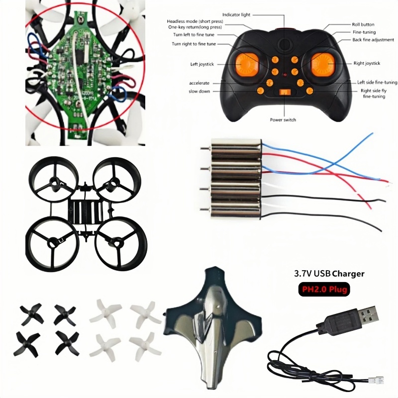Complete DIY Drone Kit 2.4G 6A - огляд і ціна Rc Helicopter Tool Kit