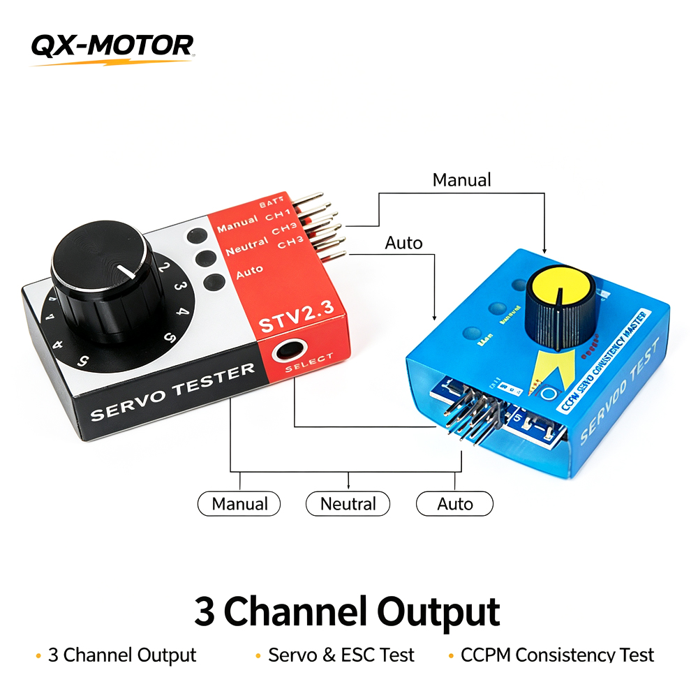 RC Servo Tester 3 Channel CCPM - огляд і ціна Rc Helicopter Servo